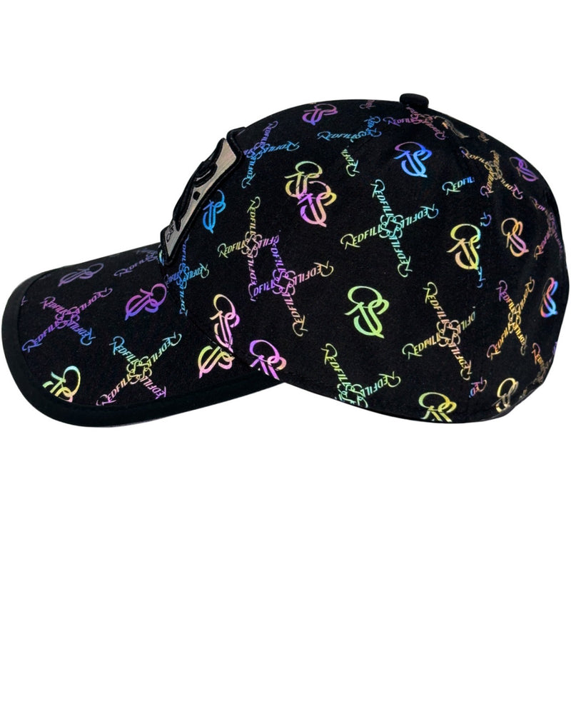 REDFILLS REFLEX THREE MONKEYS BLACK IRIDESCENT DELUXE CAP