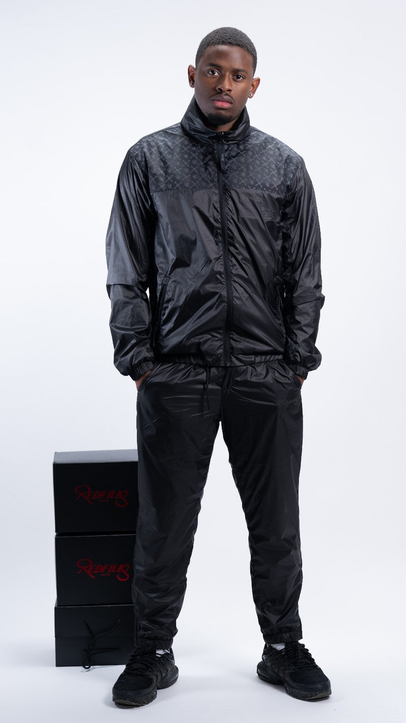 REDFILLS NEO TECH PATTERN IRIDESCENT TRACKSUIT