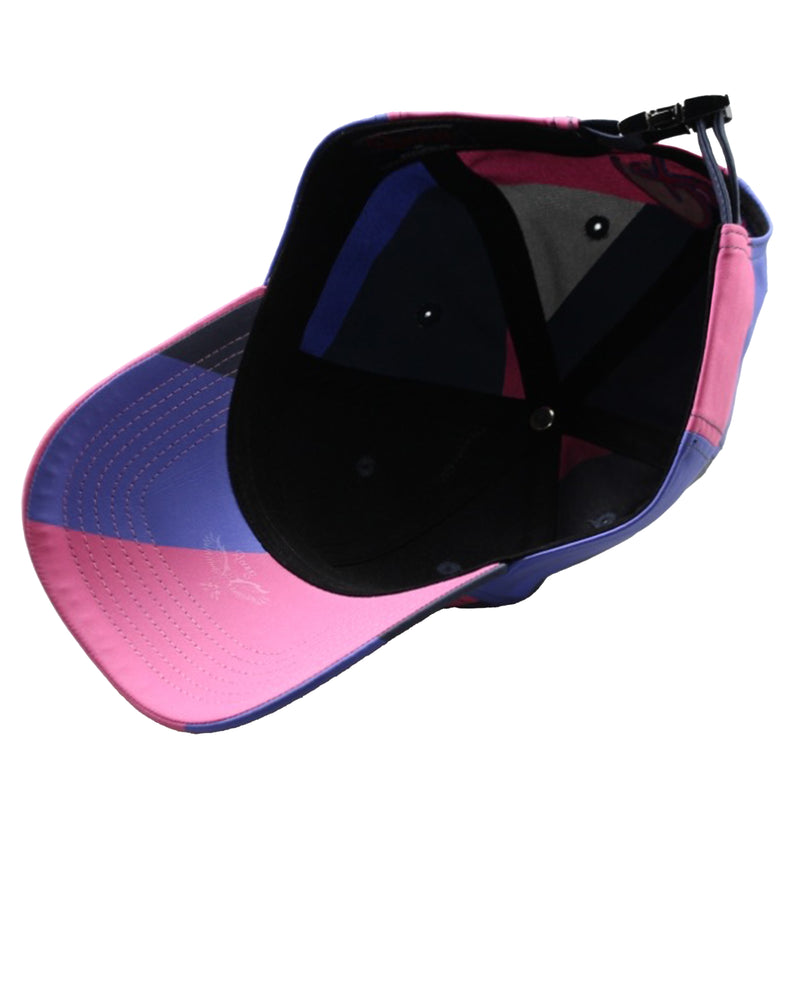 CASQUETTE R-PRISMA FRAMBOISE INDIGO