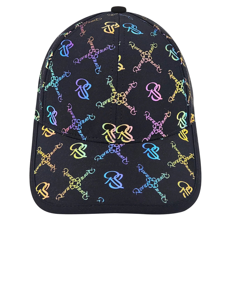 REDFILLS REFLEX THREE MONKEYS BLACK IRIDESCENT DELUXE CAP