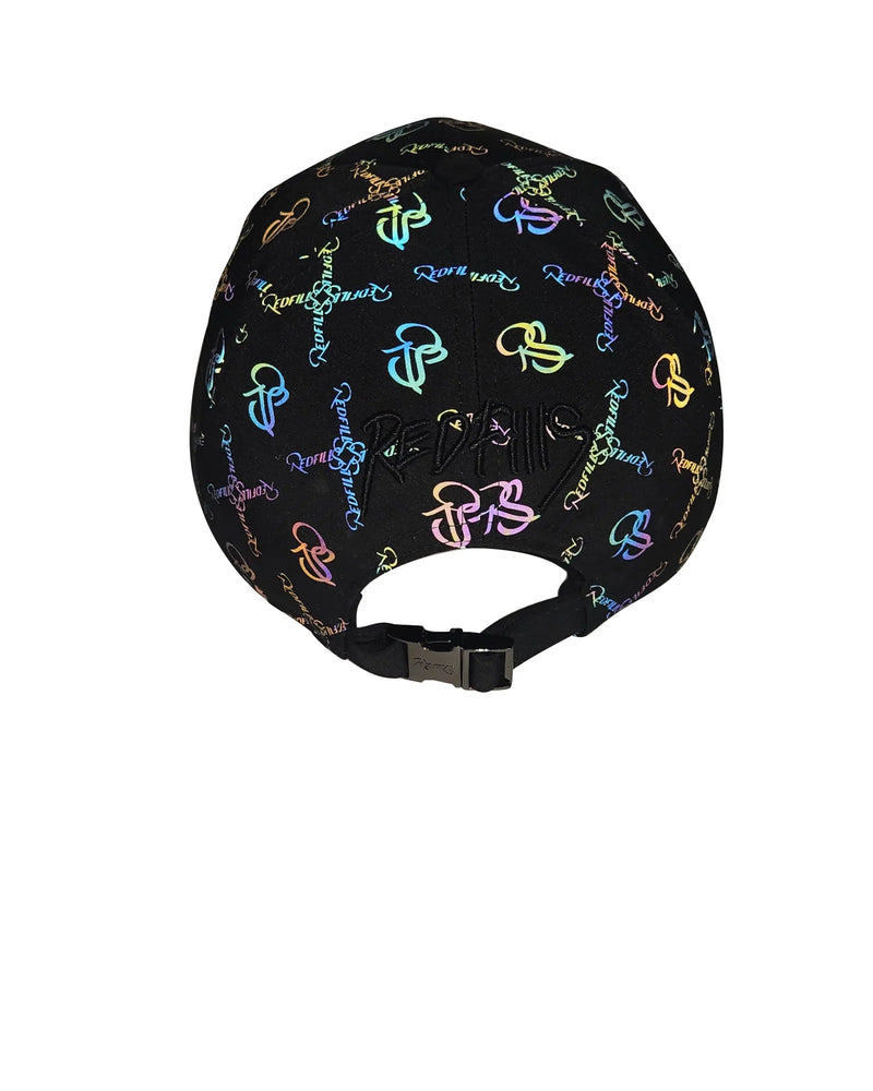 REDFILLS REFLEX THREE MONKEYS BLACK IRIDESCENT DELUXE CAP
