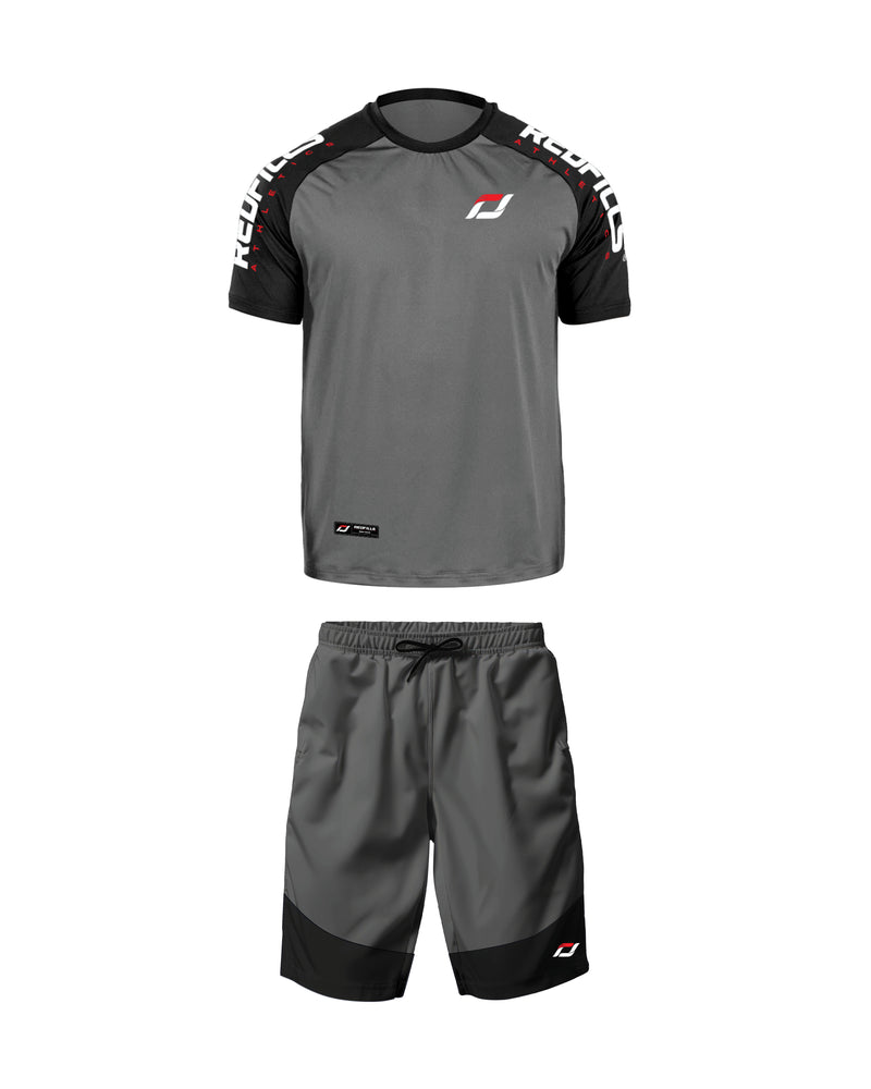 ENSEMBLE SHORT TEE-SHIRT POLYTECH