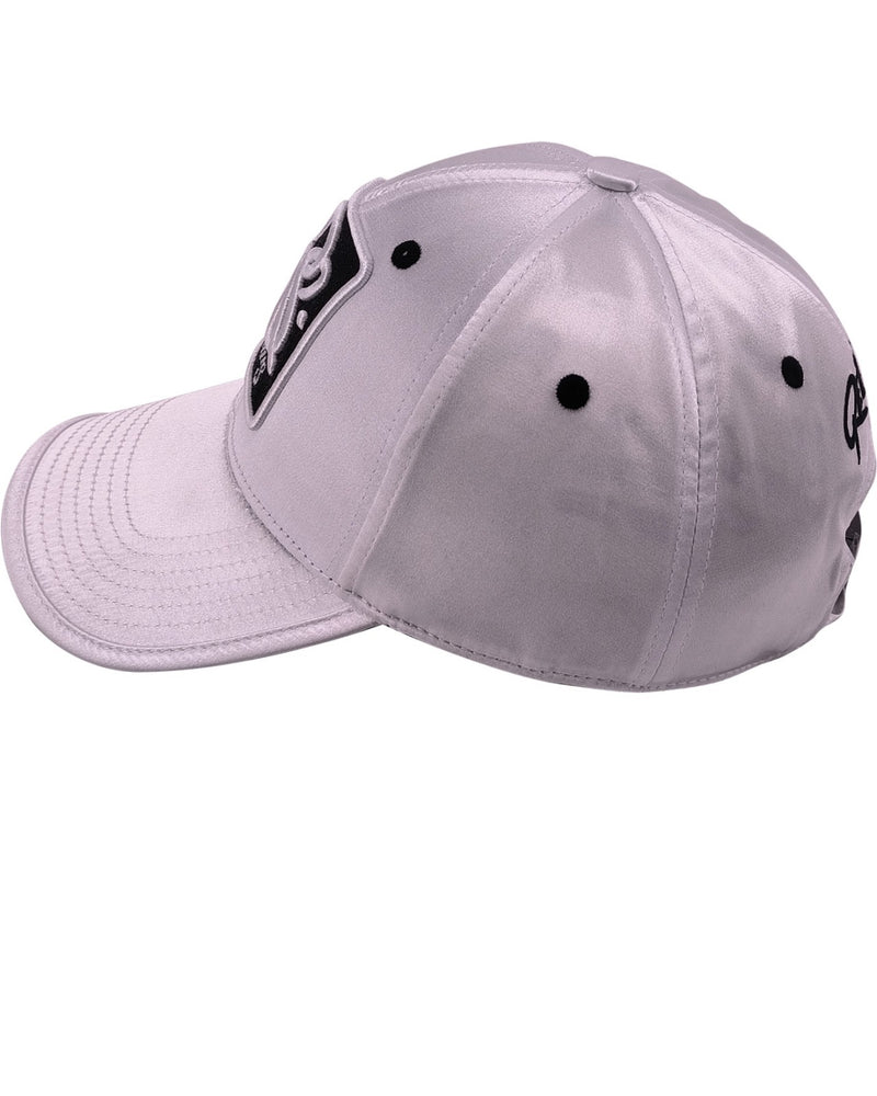 REDFILLS WHITE SATIN CAP