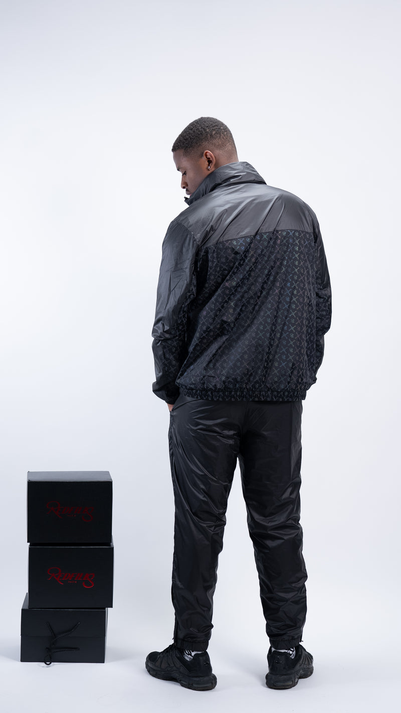 REDFILLS NEO TECH PATTERN IRIDESCENT TRACKSUIT