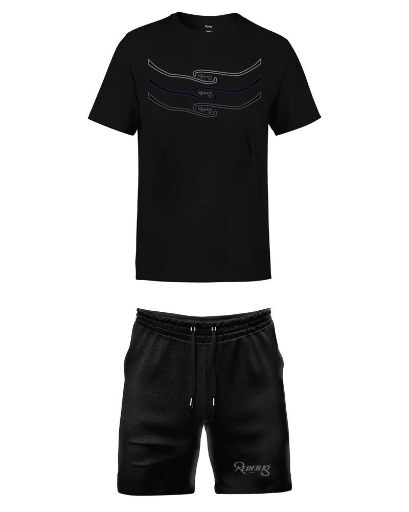 REDFILLS T-SHIRT SHORT SHARK BLACK PACK