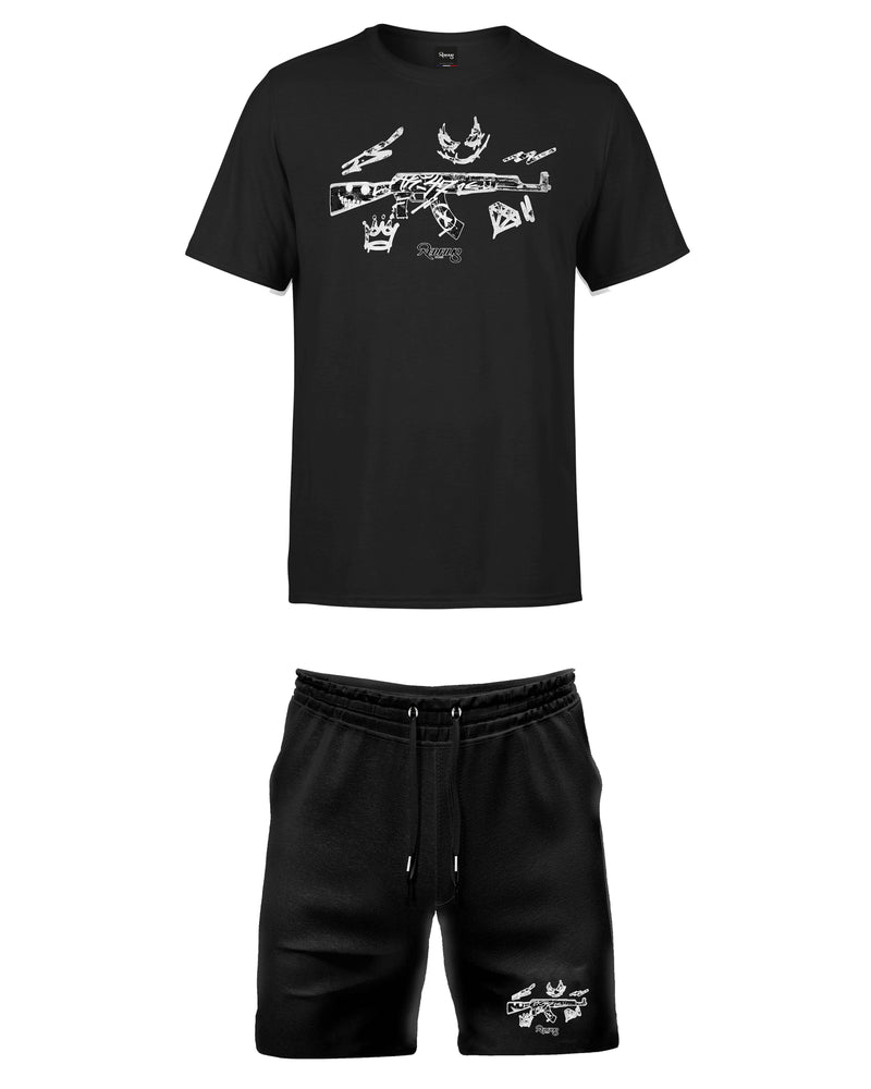 PACK REDFILLS TEE-SHIRT SHORT AK BLACK SHADOW