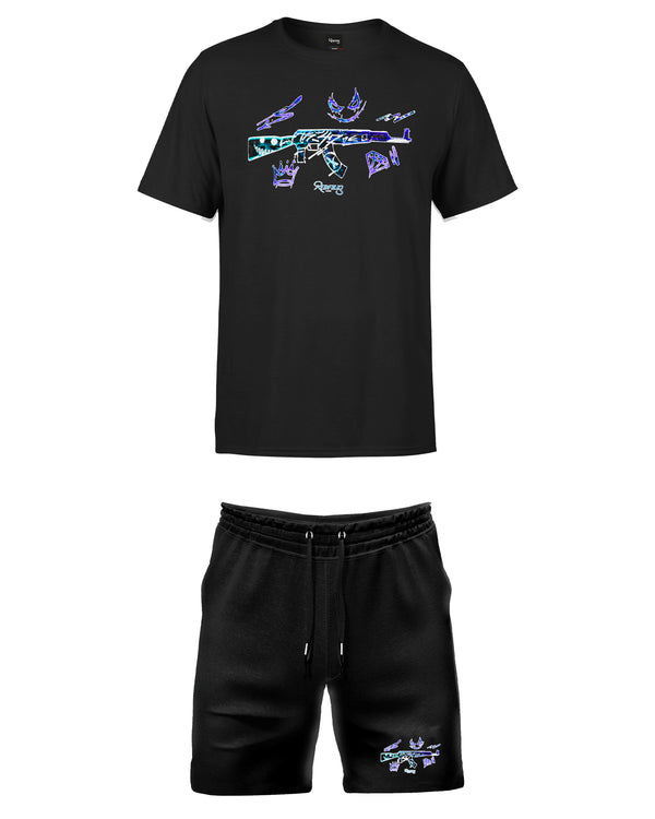 PACK REDFILLS TEE-SHIRT SHORT AK BLUE