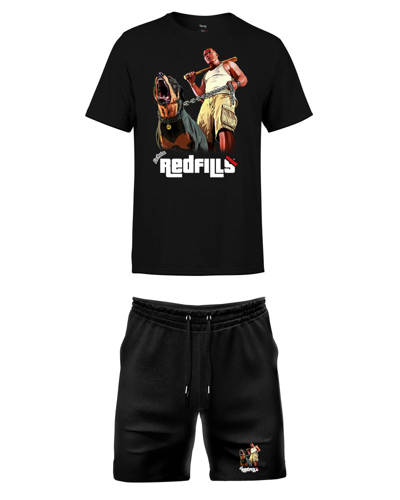 PACK REDFILLS TEE-SHIRT SHORT GTA ROT