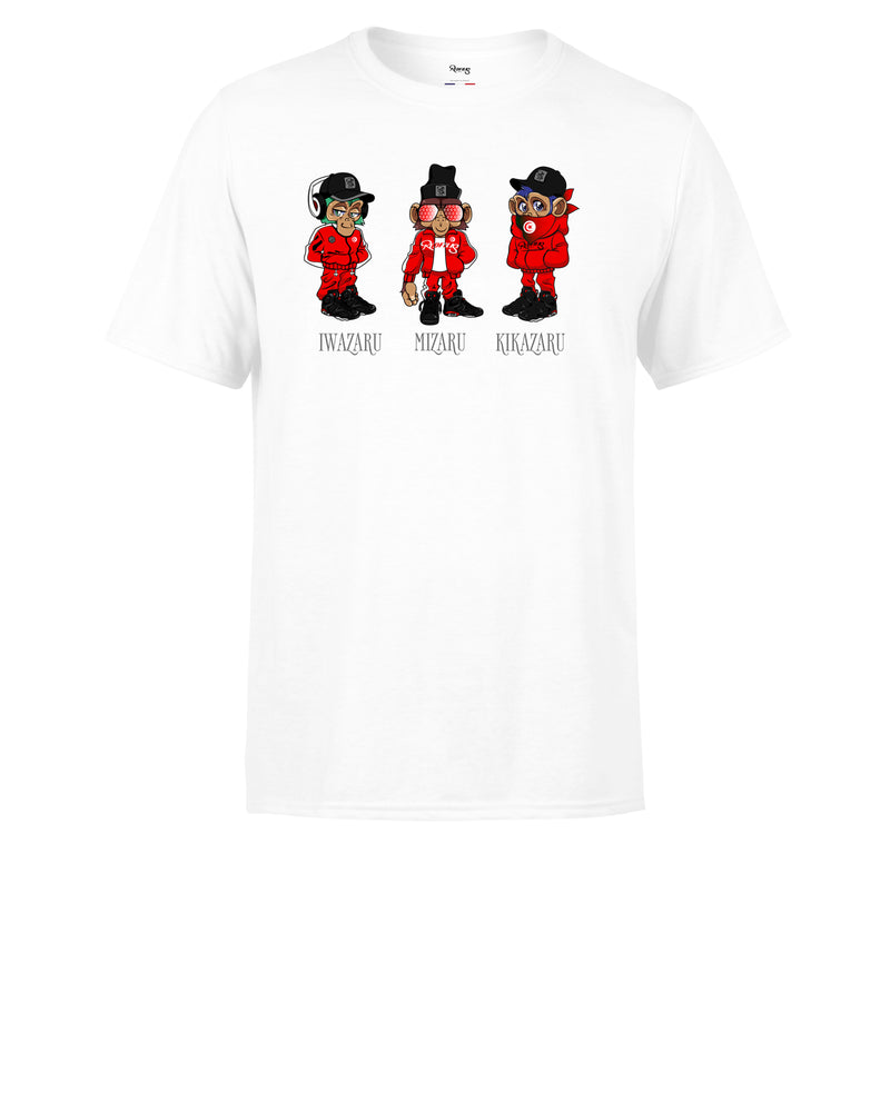 TEE-SHIRT REDFILLS 3 SINGES TUNISIE