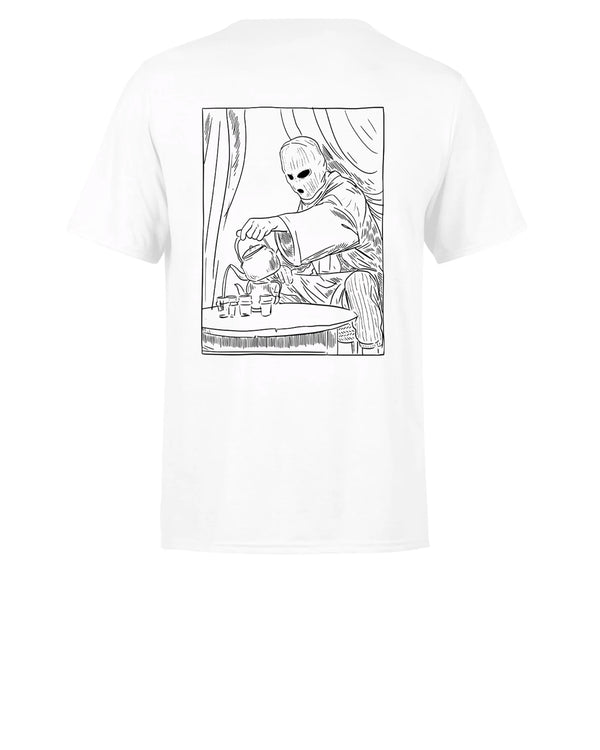 REDFILLS x ESPOIR AND CREATION WHITE AND BLACK T-SHIRT