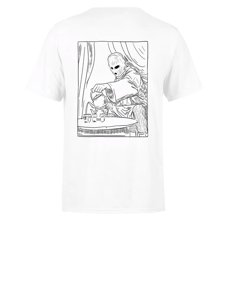 REDFILLS x ESPOIR AND CREATION WHITE AND BLACK T-SHIRT