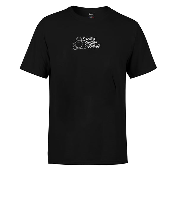 REDFILLS x ESPOIR AND CREATION BLACK AND WHITE T-SHIRT