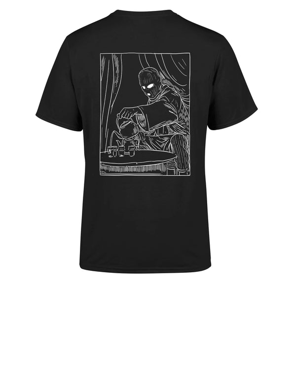 REDFILLS x ESPOIR AND CREATION BLACK AND WHITE T-SHIRT