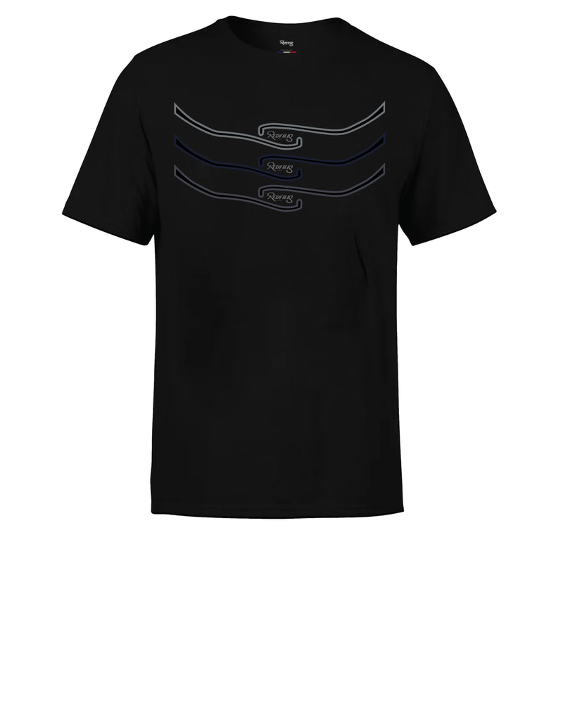 REDFILLS SHARK BLACK T-SHIRT