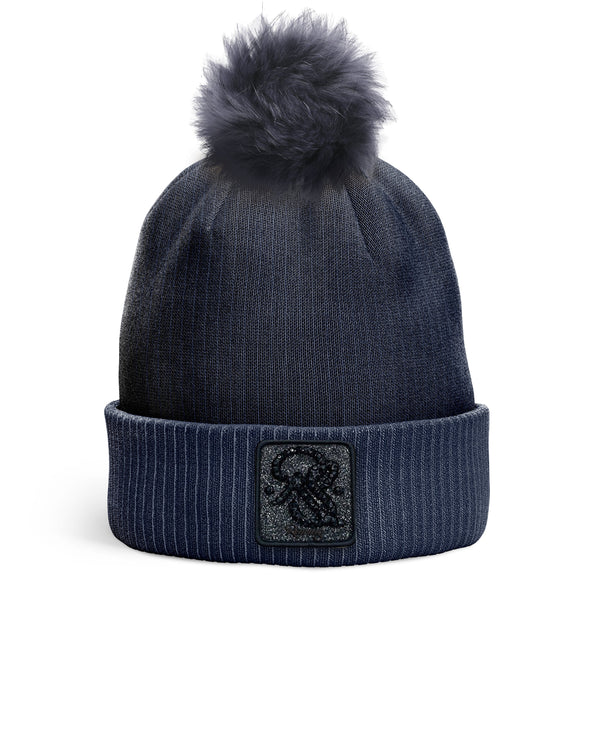 REDFILLS NAVY RS JET POMPOM BEANIE