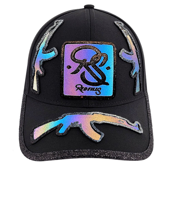 CASQUETTE REDFILLS KALASH IRIDESCENT BLACK SHADOW