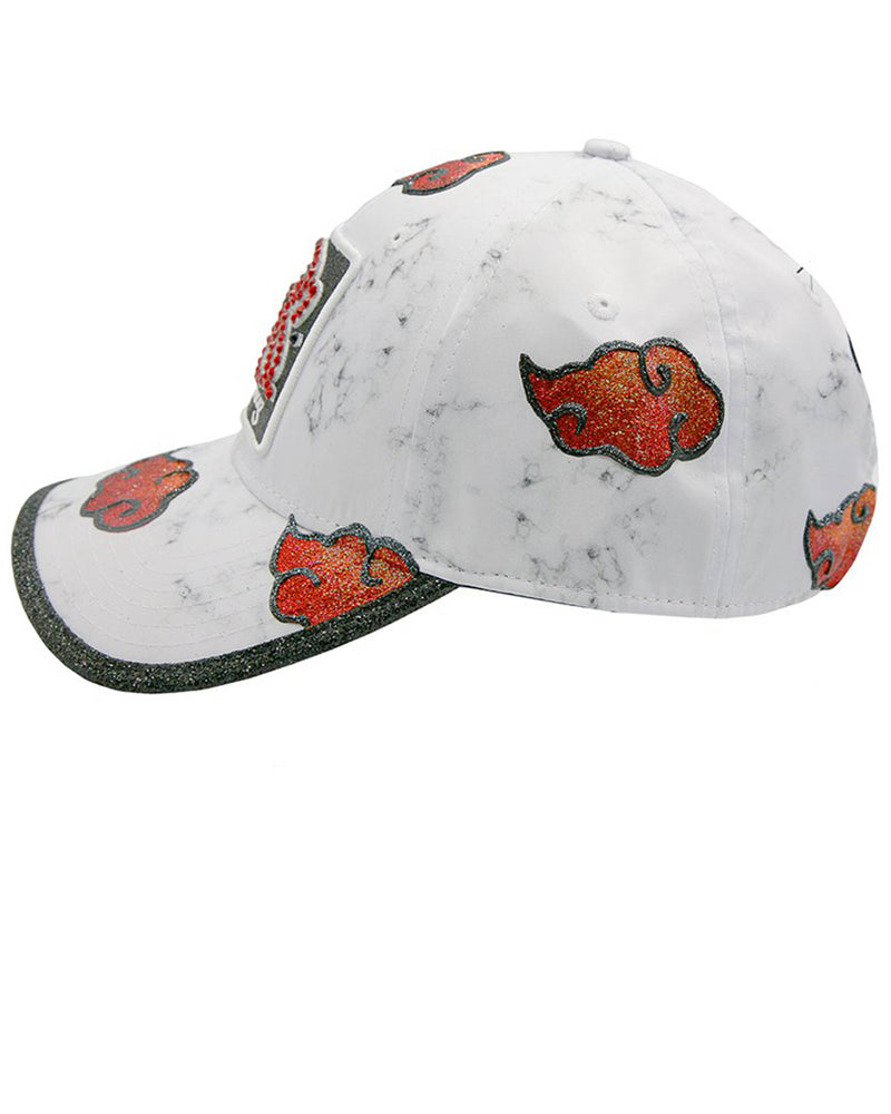 REDFILLS WHITE MARBLE AKATSUKI CAP 