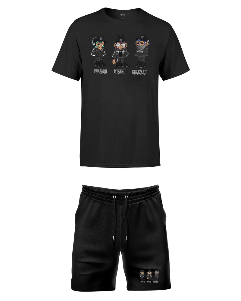 PACK REDFILLS TEE-SHIRT SHORT 3 SINGES CORSE