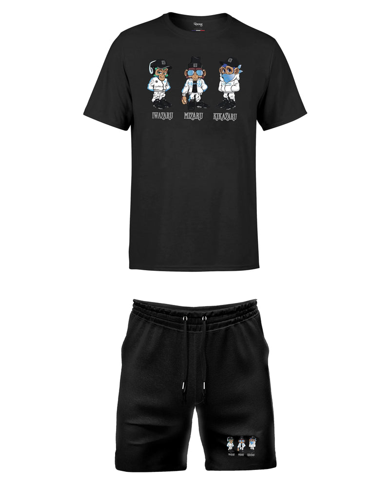 PACK REDFILLS TEE-SHIRT SHORT 3 SINGES MARSEILLE