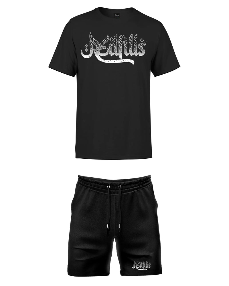 PACK REDFILLS TEE-SHIRT SHORT ARABIC BLACK SHADOW