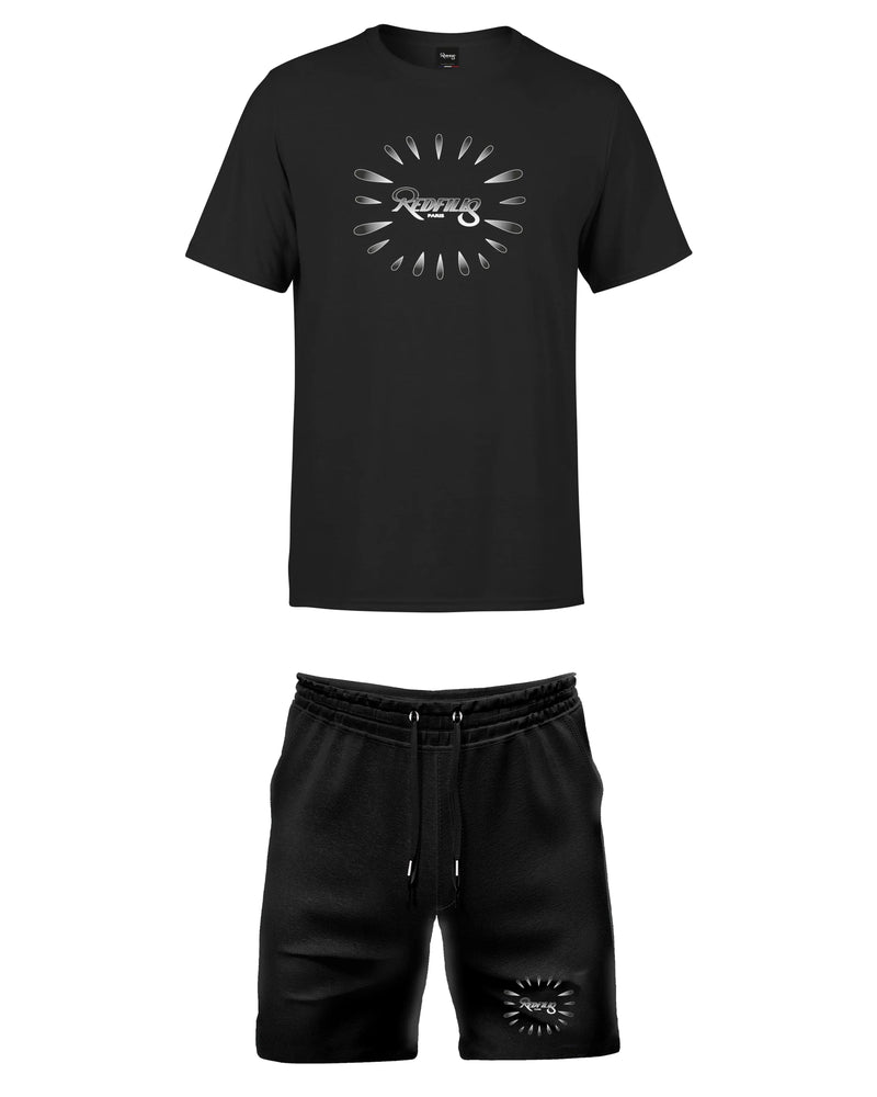 PACK REDFILLS TEE-SHIRT SHORT DROP BLACK SHADOW