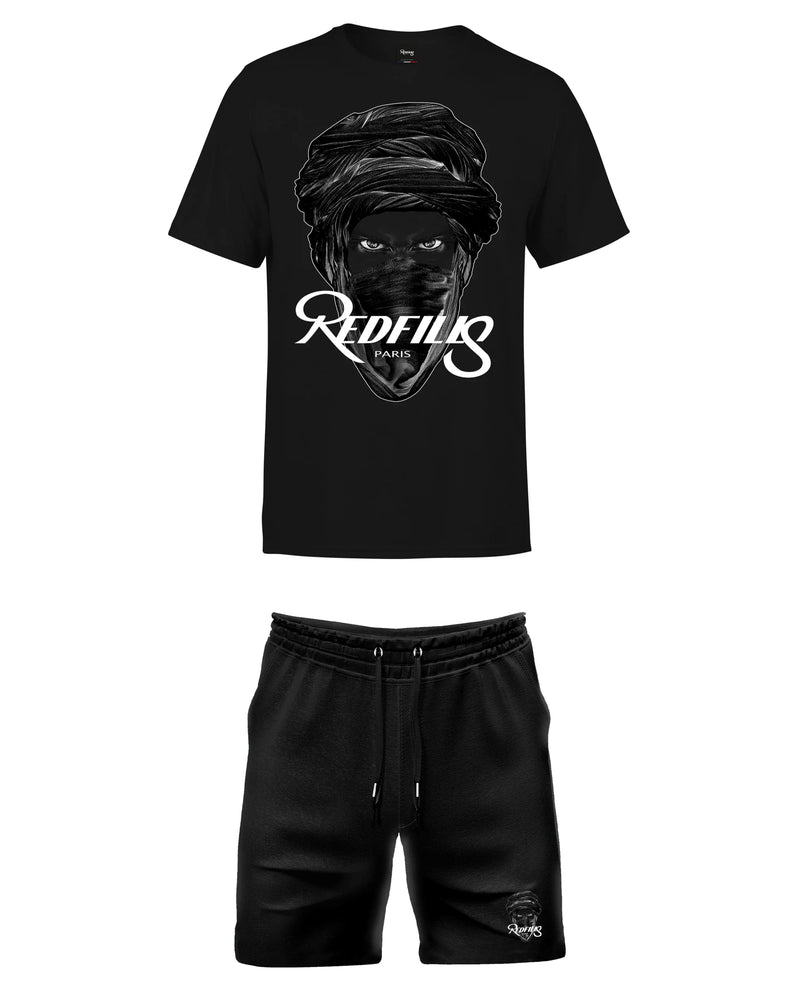 PACK REDFILLS TEE-SHIRT SHORT TWAREG BLACK