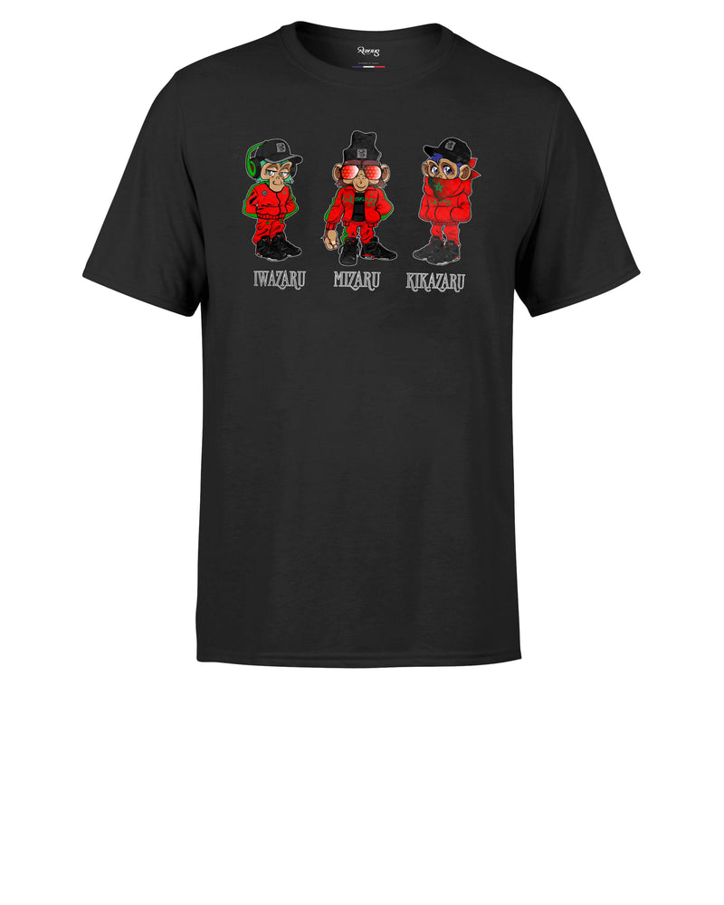 TEE-SHIRT REDFILLS 3 SINGES MAROC