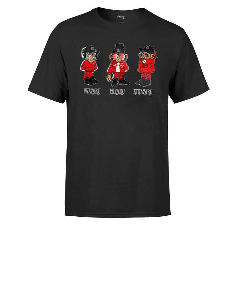 TEE-SHIRT REDFILLS 3 SINGES TUNISIE