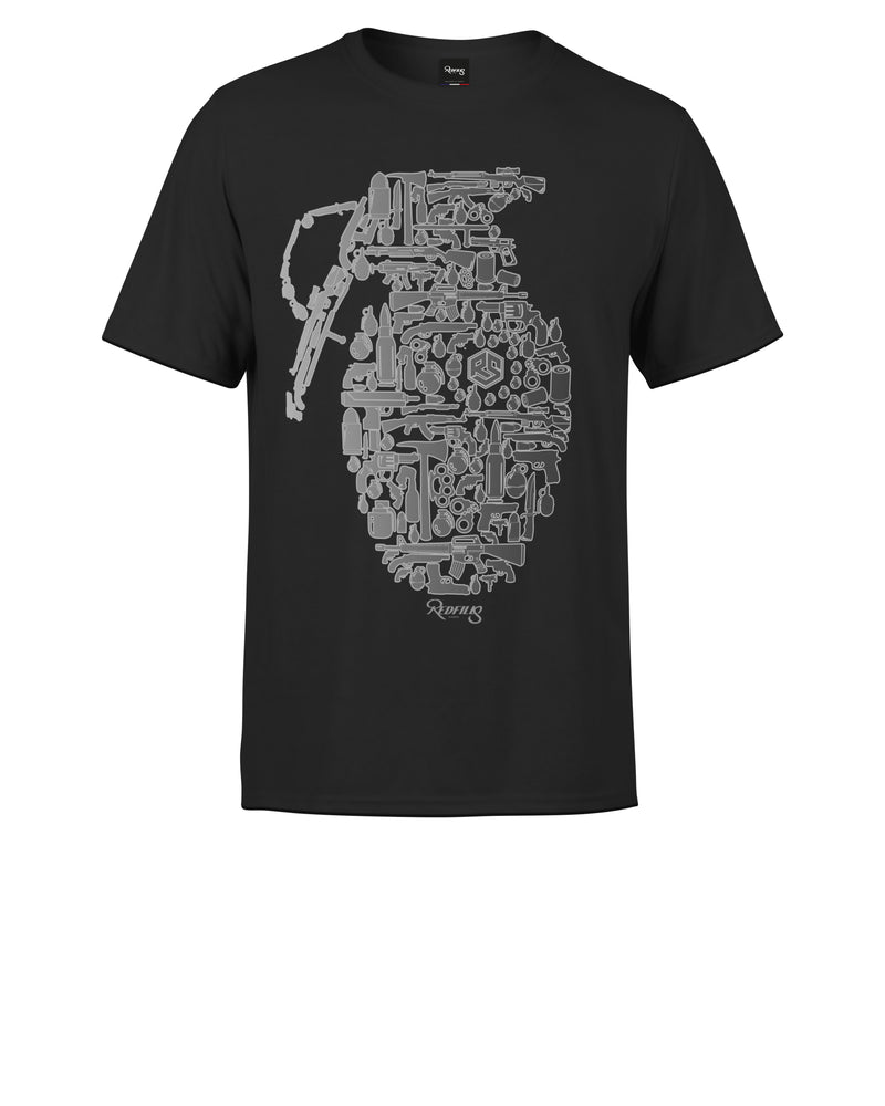 TEE-SHIRT REDFILLS GBOMB BLACK SHADOW