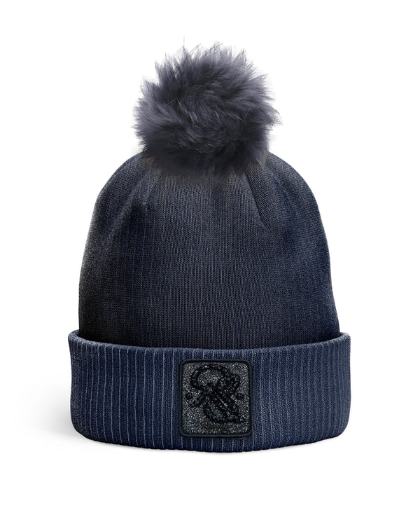 REDFILLS NAVY RS JET POMPOM BEANIE